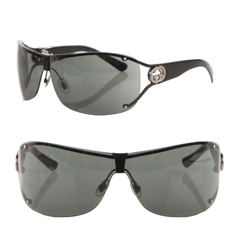 gucci sunglasses gg 2807 s|GUCCI Crystal GG Sunglasses 2807/S Black .